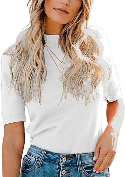 women's & tees fashion casual summer cute fake high collar business short sleeve t-shirt, White
women's & tees fashion casual summer cute fake high collar business short sleeve t-shirt, White