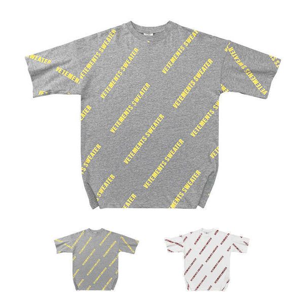 men's t-shirts high street vtm short sleeve witt cute new round neck os loose casual hip hop print short sleeve t-shirt men and women, White;black
men's t-shirts high street vtm short sleeve witt cute new round neck os loose casual hip hop print short sleeve t-shirt men and women, White;black