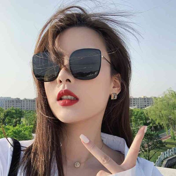 sunglasses women's advanced sense ins cream white frame square with large face and thin round xnxj, White;black
sunglasses women's advanced sense ins cream white frame square with large face and thin round xnxj, White;black