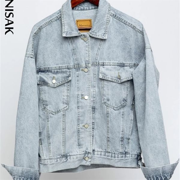 vintage women jacket autumn winter oversize denim jackets washed blue jeans coat turndown collar outwear bomber jacket 220809, Black;brown
vintage women jacket autumn winter oversize denim jackets washed blue jeans coat turndown collar outwear bomber jacket 220809, Black;brown