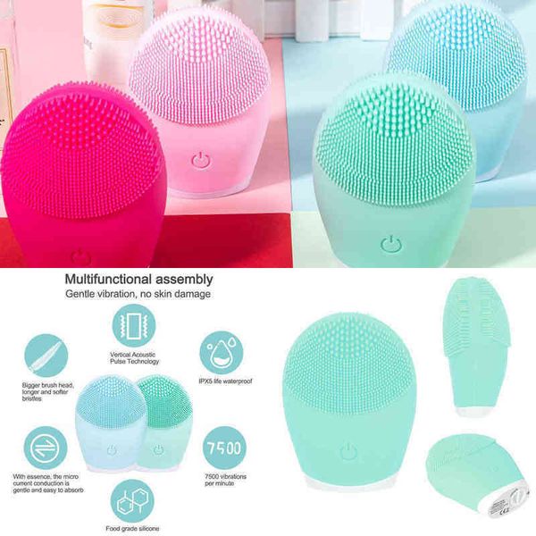 nxy face care devices electric facial cleanser silicone cleansing brush face pore deep blackhead washing makeup remover foaming brush sonic
nxy face care devices electric facial cleanser silicone cleansing brush face pore deep blackhead washing makeup remover foaming brush sonic