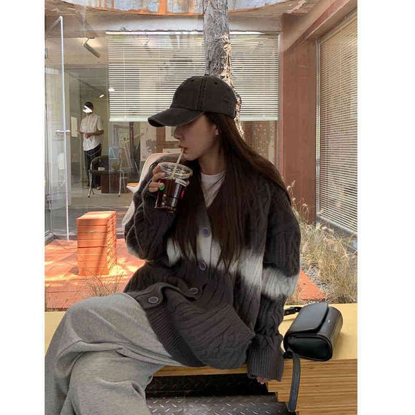 women's sweaters gray korean knitted cardigan women's spring and autumn loose leisure lazy style sweater coat wear 3trr, White;black
women's sweaters gray korean knitted cardigan women's spring and autumn loose leisure lazy style sweater coat wear 3trr, White;black