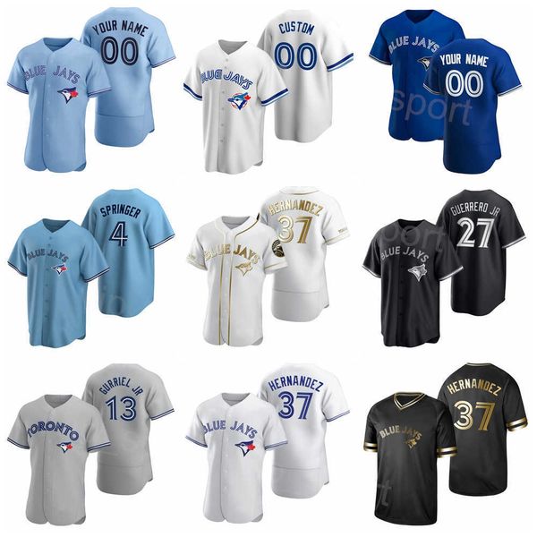 new baseball 37 teoscar hernandez jersey 13 lourdes gurriel jr 4 george springer 11 bo bichette 27 vladimir guerrero jr cool base blue white, Blue;black
new baseball 37 teoscar hernandez jersey 13 lourdes gurriel jr 4 george springer 11 bo bichette 27 vladimir guerrero jr cool base blue white, Blue;black
