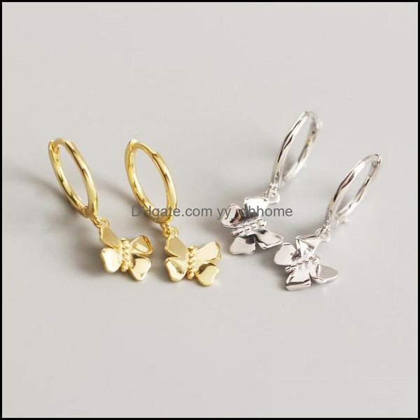 hoop hie earrings jewelry 100% real 925 sterling sier for women ins minimalist insect butterfly pendant earring fine yme853 drop delivery, Golden;silver
hoop hie earrings jewelry 100% real 925 sterling sier for women ins minimalist insect butterfly pendant earring fine yme853 drop delivery, Golden;silver