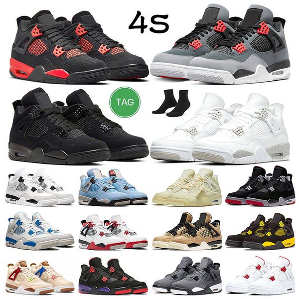 4s men basketball shoes jumpman 4 trainers red thunder black cat white oreo university blue metallic sail pure money sports sneakers, Black;white
4s men basketball shoes jumpman 4 trainers red thunder black cat white oreo university blue metallic sail pure money sports sneakers, Black;white