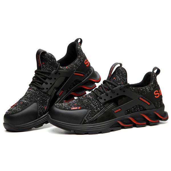 men work safety shoes steel toe head puncture-proof anti-stabbing wearable breathable light soft sneakers boots security, Black;brown
men work safety shoes steel toe head puncture-proof anti-stabbing wearable breathable light soft sneakers boots security, Black;brown