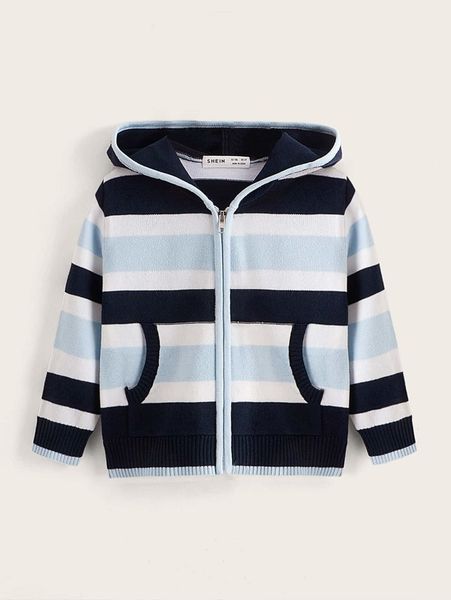 toddler boys color block contrast binding zipper hooded cardigan she, Blue
toddler boys color block contrast binding zipper hooded cardigan she, Blue