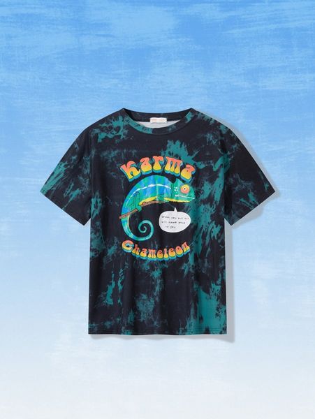 romwe x vincenttrinidadart letter lizard graphic tie dye tee z6kd#, White
romwe x vincenttrinidadart letter lizard graphic tie dye tee z6kd#, White