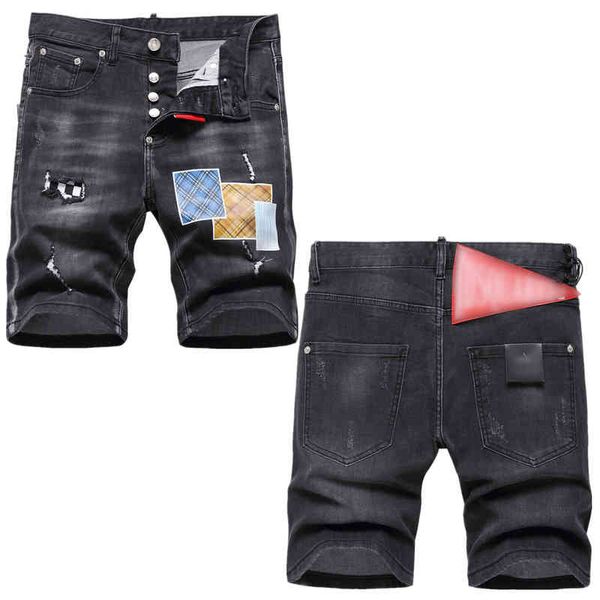men's jeans denim shorts men's summer thin quarter pants hole breaking fashion dsq elastic medium 6id5, Blue
men's jeans denim shorts men's summer thin quarter pants hole breaking fashion dsq elastic medium 6id5, Blue