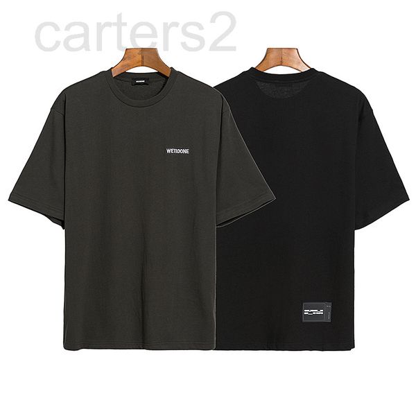 men's t-shirts designer we11done short sleeved 2022 model year chest embroidered letters trendy men's and women's loose t-shi, White;black
men's t-shirts designer we11done short sleeved 2022 model year chest embroidered letters trendy men's and women's loose t-shi, White;black