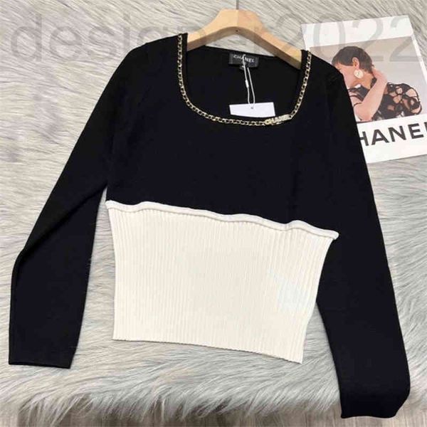 women's sweaters designer c high version 22 spring and summer xiaoxiang metal chain collar knit shirt women's ol luxurious square, White;black
women's sweaters designer c high version 22 spring and summer xiaoxiang metal chain collar knit shirt women's ol luxurious square, White;black