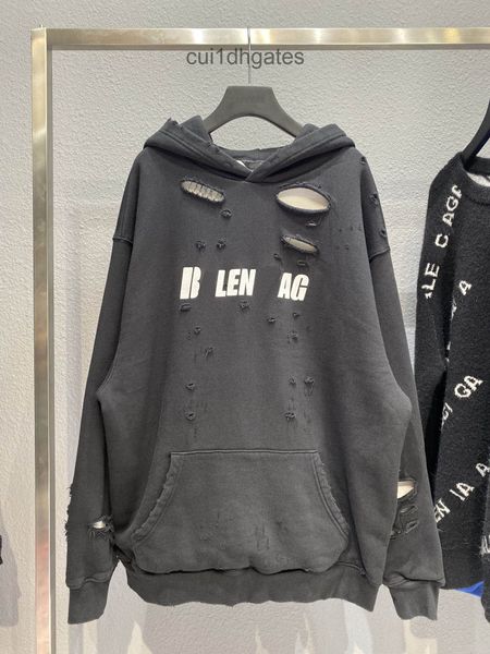2022 designer blgc hoodies home b art hole breaking hoodie high version loose men's and women's sweater pure cotton fabric couple, Black
2022 designer blgc hoodies home b art hole breaking hoodie high version loose men's and women's sweater pure cotton fabric couple, Black