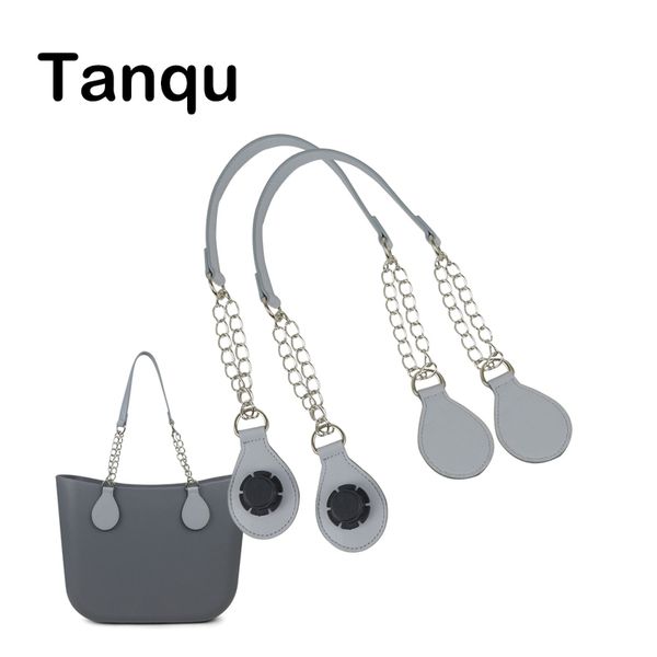 tanqu 1 pair long leather pu chain handle with tear drop end double metal chain for o bag for eva obag women bag 220325, Black
tanqu 1 pair long leather pu chain handle with tear drop end double metal chain for o bag for eva obag women bag 220325, Black