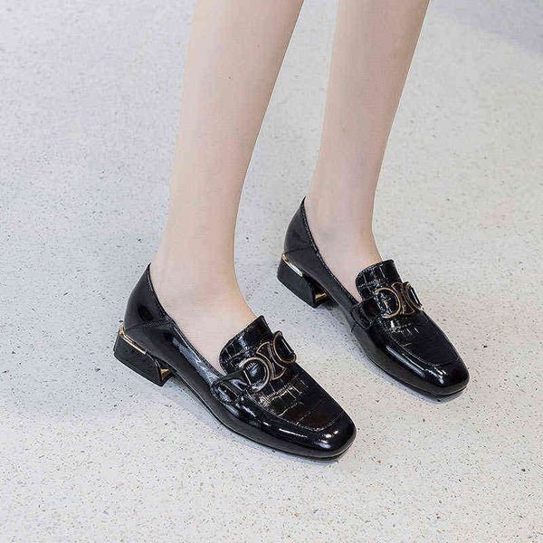 designer women's high heel casual shoes lofook toe cap round head simple high heels autumn one pedal mirror women's leather britis, Black
designer women's high heel casual shoes lofook toe cap round head simple high heels autumn one pedal mirror women's leather britis, Black