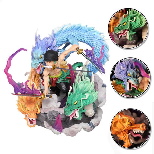huiya01 anime one piece king sauron three swords flowing blue dragon hand-made sculpture model toy action figuine pvc material 18cm g0911
huiya01 anime one piece king sauron three swords flowing blue dragon hand-made sculpture model toy action figuine pvc material 18cm g0911