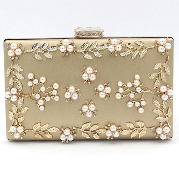 gold women evening handbags luxury pearls beaded ladies purses floral evening bags cl0465, Black
gold women evening handbags luxury pearls beaded ladies purses floral evening bags cl0465, Black
