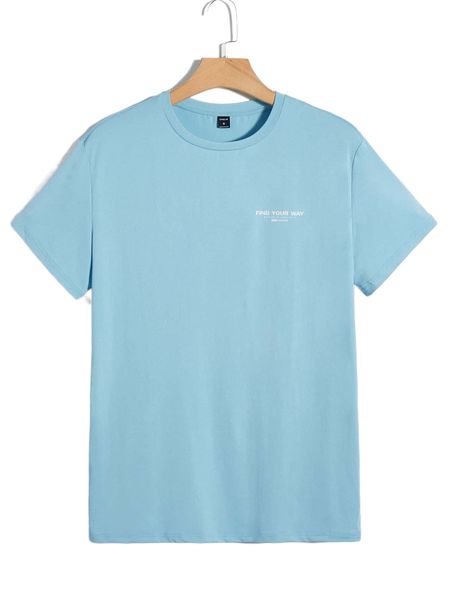 men slogan graphic tee z1l8#, White;black
men slogan graphic tee z1l8#, White;black