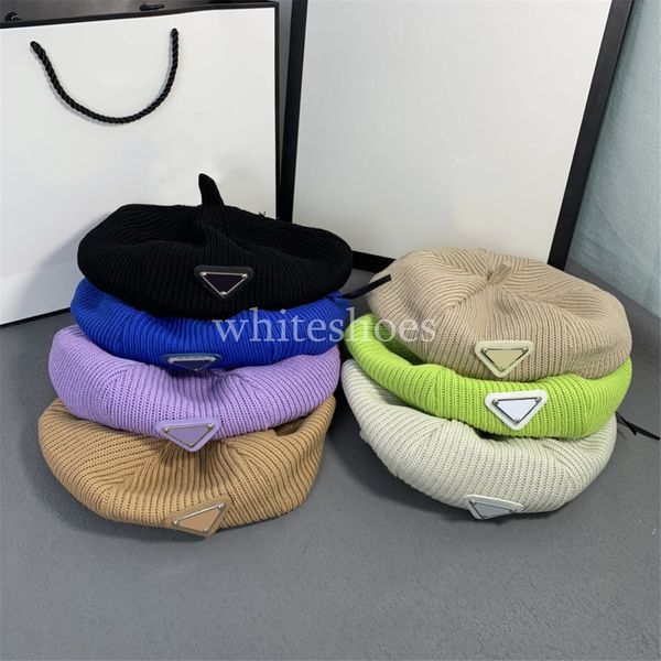 triangle badge decoration berets women candy color beret hat winter breathable knitted hats woman fashion cap, Blue;gray
triangle badge decoration berets women candy color beret hat winter breathable knitted hats woman fashion cap, Blue;gray