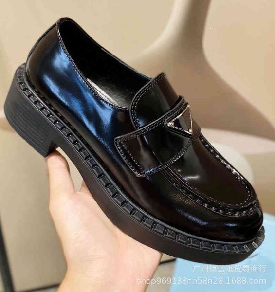 slippers autumn round head thick bottom middle heel cowhide gear british college style one-step leford shoes women's, Black
slippers autumn round head thick bottom middle heel cowhide gear british college style one-step leford shoes women's, Black