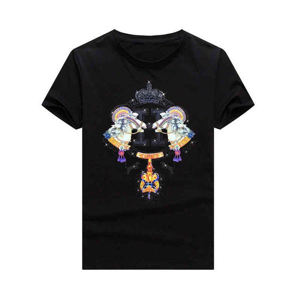 short sleeve o-neck men's t-shirts 2022 summer new fashion men's short sleeve t-shirt round neck casual high-end diamond half t-sh, White;black
short sleeve o-neck men's t-shirts 2022 summer new fashion men's short sleeve t-shirt round neck casual high-end diamond half t-sh, White;black