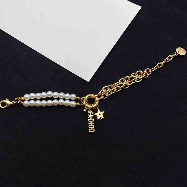 chain bracelet new five pointed star pearl multi-layer bracelet women's net red same high-grade wind asymmetric bracelet, Black
chain bracelet new five pointed star pearl multi-layer bracelet women's net red same high-grade wind asymmetric bracelet, Black