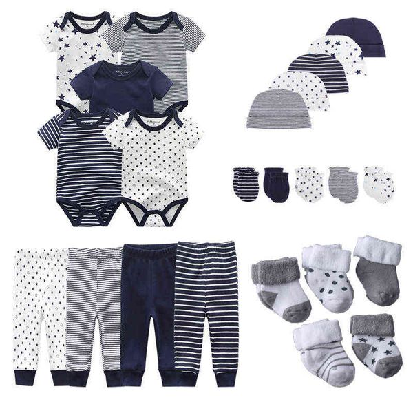 24pieces newborn baby rompers+pants+mittens+hats+socks set 100%cotton print baby girl boy clothes sets aa220323, White
24pieces newborn baby rompers+pants+mittens+hats+socks set 100%cotton print baby girl boy clothes sets aa220323, White