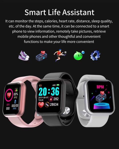 d20s bluetooth smart wristbands watch men women wristband blood pressure heart rate monitor sport smartwatch fitness tracker for xiaomi huaw
d20s bluetooth smart wristbands watch men women wristband blood pressure heart rate monitor sport smartwatch fitness tracker for xiaomi huaw