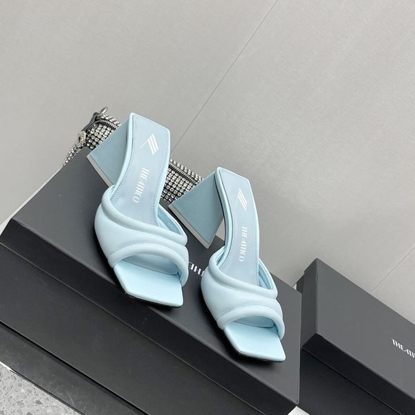 the attico devon heeled sandals ice blue slippers leather block heel mules high heels shoes slip on slides open toes shoe for women luxury w, Black
the attico devon heeled sandals ice blue slippers leather block heel mules high heels shoes slip on slides open toes shoe for women luxury w, Black
