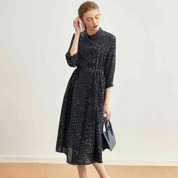 hepburn french dress women's medium length mulberry silk doll neck waist skirt, Black;gray
hepburn french dress women's medium length mulberry silk doll neck waist skirt, Black;gray