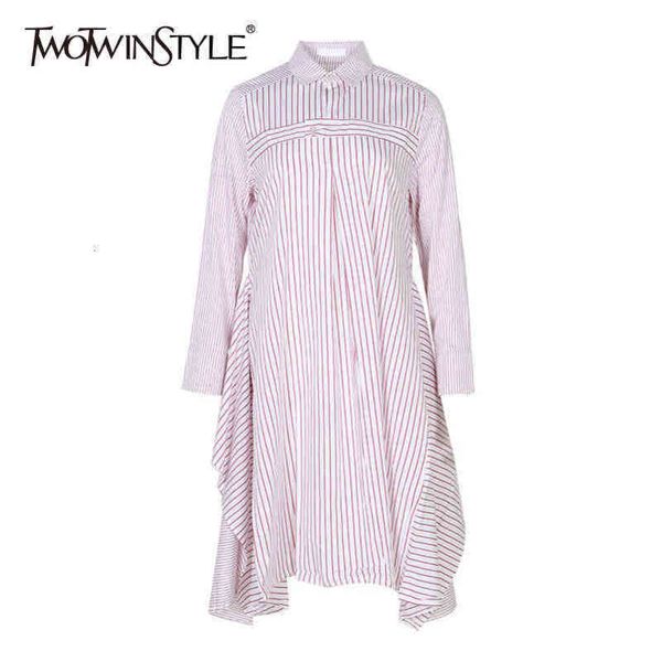striped print letter dress for women lapel long sleeve casual loose dresses female fashion clothing spring 210423, Black;gray
striped print letter dress for women lapel long sleeve casual loose dresses female fashion clothing spring 210423, Black;gray