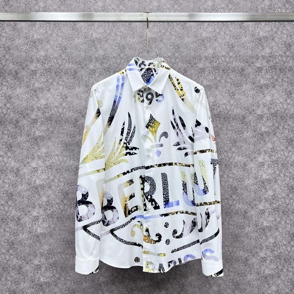 men's casual shirts designer 2022 spring and autumn new printed shirt men's non iron long sleeve slim fit casual versatile handsom, White;black
men's casual shirts designer 2022 spring and autumn new printed shirt men's non iron long sleeve slim fit casual versatile handsom, White;black