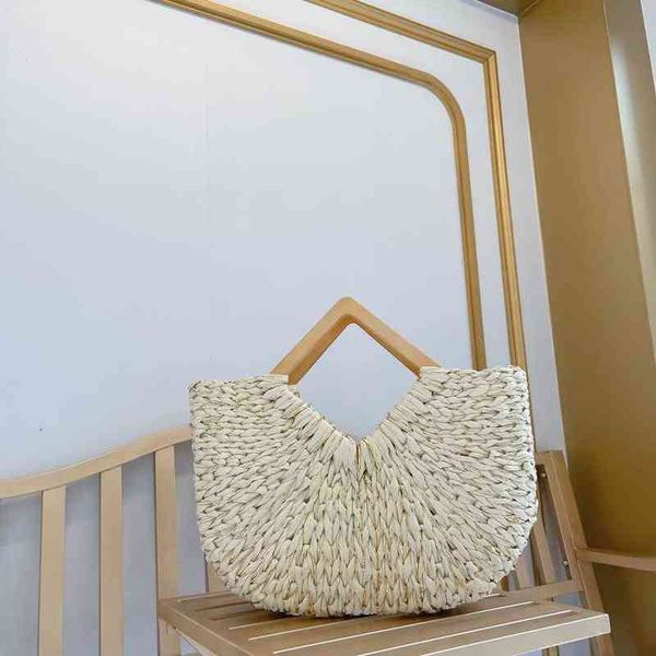 evening bag square wooden handle half moon straw tote women 2022 designer large capacity woven beach ladie bohemia handbag holiday 220622
evening bag square wooden handle half moon straw tote women 2022 designer large capacity woven beach ladie bohemia handbag holiday 220622