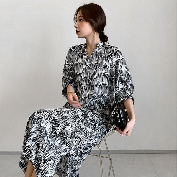 plus size print summer dress evening long vintage party oversize short sleeve beach women es robe vestido prom 210427, Black;gray
plus size print summer dress evening long vintage party oversize short sleeve beach women es robe vestido prom 210427, Black;gray