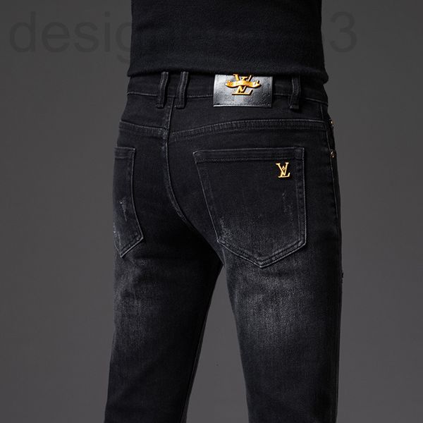 men's jeans designer autumn and winter thick korean version black elastic cotton small foot slim fashion brand kf3b, Blue
men's jeans designer autumn and winter thick korean version black elastic cotton small foot slim fashion brand kf3b, Blue