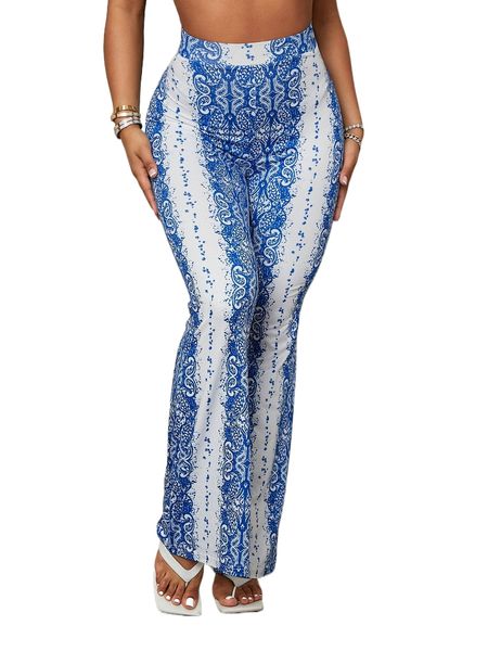 sxy paisley print flare leg pants q3pt#, Black;white
sxy paisley print flare leg pants q3pt#, Black;white