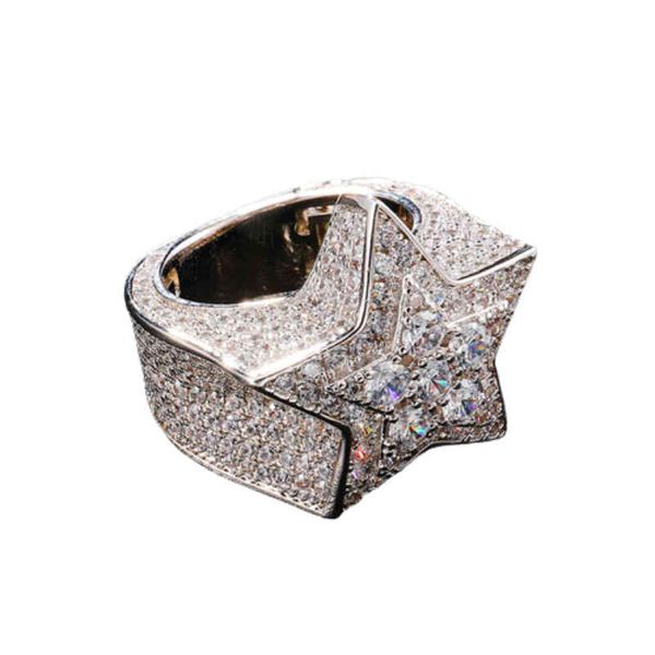cluster rings fashion five star rings gold silver color full iced zirconia hiphop ring jewelry for men and women drop shipping 220422, Golden;silver
cluster rings fashion five star rings gold silver color full iced zirconia hiphop ring jewelry for men and women drop shipping 220422, Golden;silver