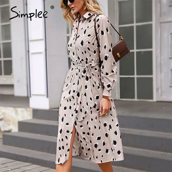 leopard print shirt collar mid length dress long sleeved lace up spring straight women dress highwaist office lady dress 210322, Black;gray
leopard print shirt collar mid length dress long sleeved lace up spring straight women dress highwaist office lady dress 210322, Black;gray