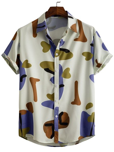 romwe guys allover print shirt u1rs#, White;black
romwe guys allover print shirt u1rs#, White;black