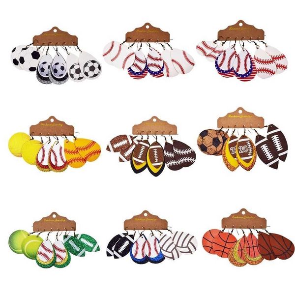 teardrop hook style football soccor baseball basketball earrings lady girls leather ear rings eardrops 3pair per card party jewelry accessor, Red;brown
teardrop hook style football soccor baseball basketball earrings lady girls leather ear rings eardrops 3pair per card party jewelry accessor, Red;brown