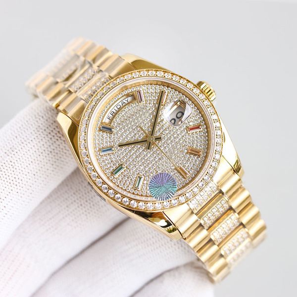 classic womens watch 36mm automatic mechanical watches diamond bezel rainbow fashion wristwatches montre de luxe gifts for ladies, Slivery;brown
classic womens watch 36mm automatic mechanical watches diamond bezel rainbow fashion wristwatches montre de luxe gifts for ladies, Slivery;brown