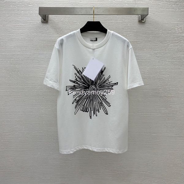 women's t-shirt early spring pure cotton breathable comfortable fabric letter print loose round neck short sleeve t-shirt, White
women's t-shirt early spring pure cotton breathable comfortable fabric letter print loose round neck short sleeve t-shirt, White