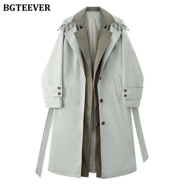 casual turn-down collar patchwork ladies trench coats long sleeve single-breasted sashes belted women overcoat 2022, Tan;black
casual turn-down collar patchwork ladies trench coats long sleeve single-breasted sashes belted women overcoat 2022, Tan;black