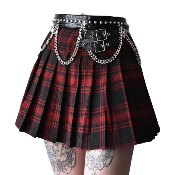 skirts e-girl gothic red plaid pleated skirt y2k vintage grunge belt zip high waist a-line mini women harajuku streetwear f03l#, Black
skirts e-girl gothic red plaid pleated skirt y2k vintage grunge belt zip high waist a-line mini women harajuku streetwear f03l#, Black