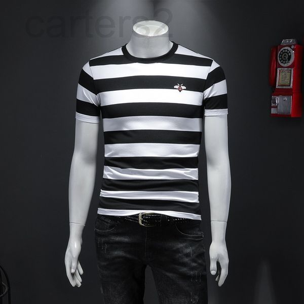 men's t-shirts designer 2021 summer stripe mercerized cotton short sleeve embroidery t little bee fake model-90355 uyxr2022, White;black
men's t-shirts designer 2021 summer stripe mercerized cotton short sleeve embroidery t little bee fake model-90355 uyxr2022, White;black