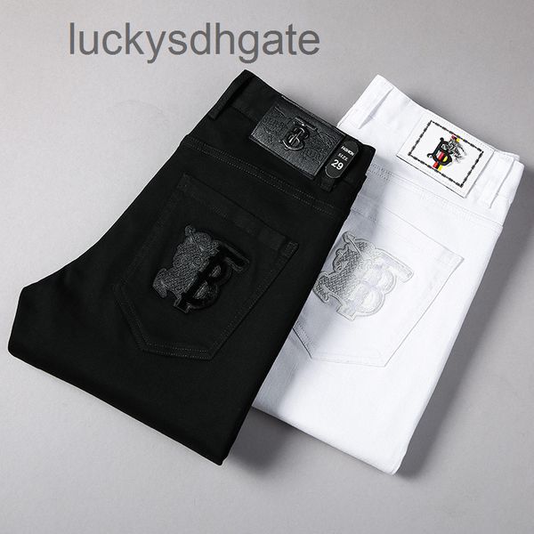 designer bb r shorts and pants 2022 new autumn winter men's jeans pure black white two-color cotton high elastic small feet slim fit ko, Blue
designer bb r shorts and pants 2022 new autumn winter men's jeans pure black white two-color cotton high elastic small feet slim fit ko, Blue