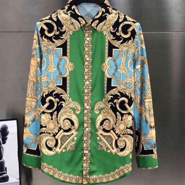 designer medusa shirt men button up baroque style hip-hop loose hawaiian shirts, White;black
designer medusa shirt men button up baroque style hip-hop loose hawaiian shirts, White;black