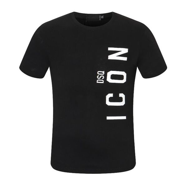 2022 new european and american design popular letter trend breathable fashion t-shirt, White;black
2022 new european and american design popular letter trend breathable fashion t-shirt, White;black