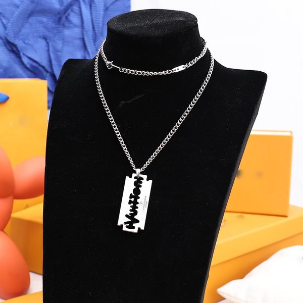 france luxury brand couple jewelry necklace titanium steel material never fade adita official replica factory wholesale premium gifts, Silver
france luxury brand couple jewelry necklace titanium steel material never fade adita official replica factory wholesale premium gifts, Silver