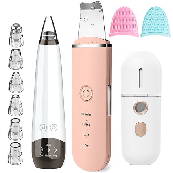 blackhead remover vacuum ultrasonic skin scrubber blackhead vacuum nano mist sprayer 3/set beauty skincare face acnenew
blackhead remover vacuum ultrasonic skin scrubber blackhead vacuum nano mist sprayer 3/set beauty skincare face acnenew