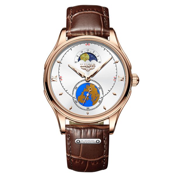 wristwatches lige watch women watches woman wristwatch waterproof leather ladies clock quartz fashion relogio feminino, Slivery;brown
wristwatches lige watch women watches woman wristwatch waterproof leather ladies clock quartz fashion relogio feminino, Slivery;brown